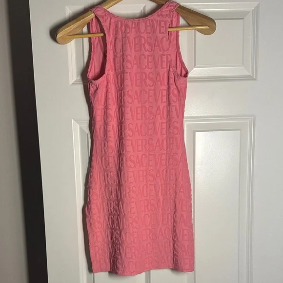 Versace x Dua Lipa Collab Embossed Tank Dress - Picture 6 of 6